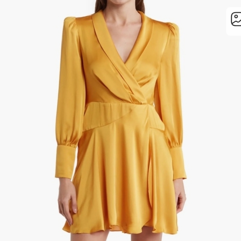 BCBG MAXAZRIA Faux Wrap Cocktail Dress NWT - Picture 3 of 7